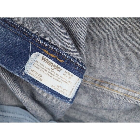 NWT Vintage Wrangler Rugged‎ Wear Regular Fit Jeans 46x30 USA Cotton Loop - Picture 6 of 10